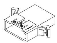 39-03-6020 Molex, STANDARD .093" Male Connector Housing, 6.7mm Pitch, 2 Way, 1 Row