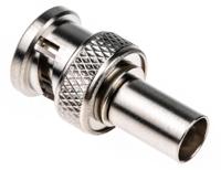 r142085000w Radiall Straight 75Ω Cable Mount BNC Connector, Plug, Nickel, Crimp Termination, RG59
