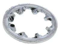 526-619 RS PRO Bright Zinc Plated Steel Internal Tooth Shakeproof Washer, M6, DIN 6797J
