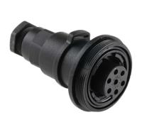 px0746s Bulgin Circular Connector, 7 Contacts, In-Line, Standard Connector, Socket, Female, IP68, Standard Buccaneer Series