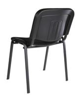 180-9722 RS PRO Black Fabric Stacking Chair, 140kg Weight Capacity