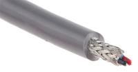 86401cy-sl005 Alpha Wire XTRA-GUARD FLEX Series Data Cable, 1 Pairs, 2 Cores, 0.09 mm², Screened, 28 AWG, 30m, Screened Shield