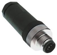 bs-8151-0pg9label Turck Circular Connector, 5 Contacts, Cable, M12 Connector, Socket, Male, IP67, BS Series