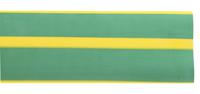 268-5057 RS PRO Halogen Free Heat Shrink Tubing, Green/Yellow 38.1mm Sleeve Dia. x 1.2m Length 2:1 Ratio