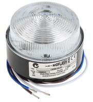 led80-04-02 Moflash LED80 Series Red Multiple Effect Beacon, 115/230 V, Surface Mount, LED Bulb, IP67