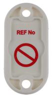 nan-fr-nan-a Brady Red on White Safety Prohibition Tag, French Language, 1 per Pack