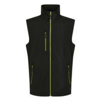 tra915-03y-80 Regatta Professional TRA915 Black/Lime Bodywarmer, XL