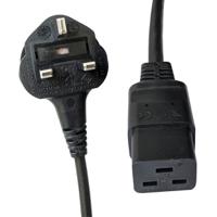 558-976 RS PRO Straight IEC C19 Socket to Straight Power Cord, 2m