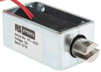 177-0127 RS PRO Linear Solenoid, 12 V dc, 58 x 25.4 x 31.8 mm