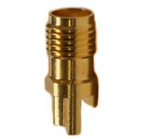 bu-1420761891 Mueller Electric, Jack Edge Mount SMA Connector, 50Ω, Solder Termination, Straight Body