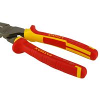 0-84-002 Stanley  4-Piece Pliers, 200 mm Overall, Flat Tip, VDE/1000V, 8in Jaw