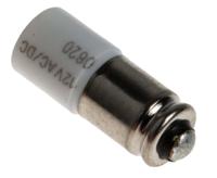 225-997 RS PRO White LED Indicator Lamp, 12V ac/dc, Midget Groove Base, 6mm Diameter, 2070mcd