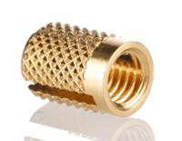 278-562 RS PRO, M5 Brass Threaded Insert diameter 6.4mm Depth 9.35mm