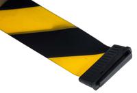 skipper01-s-by Skipper Black & Yellow Retractable Barrier, 9m, Yellow/Black Tape
