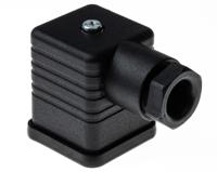 935980321-rs-gdm-3016-schwarz Hirschmann GDM 3P+E DIN 43650 A, Female Solenoid Valve Connector, 250 V Voltage