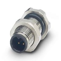 1530634 Phoenix Contact Circular Connector, 4 Contacts, Rear, M5 Connector, Plug, Male, IP67, SACC Series
