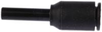 3168-08-06 Legris LF3000 Series Reducer Nipple, Push In 8 mm to Push In 6 mm, Tube-to-Tube Connection Style
