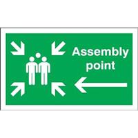 146-401 RS PRO Polypropylene Sign Assembly Point Sign With English Text