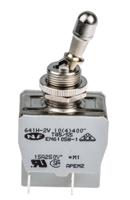 641h2-2v APEM Toggle Switch, Panel Mount, On-Off, DPST, Tab Terminal