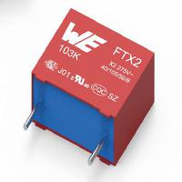 890334026014 Wurth Elektronik WCAP-FTXX Film Capacitor, 310V ac, ±10%, 470nF, Through Hole