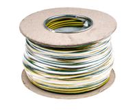 902-8414 RS PRO Green/Yellow 2.5mm² Hook Up Wire, 14 AWG, 45/0.25 mm, 100m, PVC Insulation