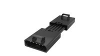 flhr6p008a0 Amphenol Communications Solutions FLHR6P008 Series Straight PCB Socket, 6-Contact, 1-Row, 2.5mm Pitch, Socket