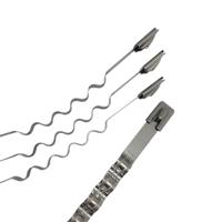 183-4162 RS PRO Cable Tie, Zig Zag, 100mm x 4.6 mm 316 Stainless Steel, Pk-100