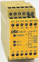 774435 Pilz PNOZ X P2HZ X1 1 Auxiliary Contacts Safety Relay 115V ac, Dual-Channel 3 Safety Contacts