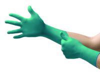 93360090 Ansell 93-360 Green Powder-Free Neoprene Disposable Gloves, Size 8.5-9, Large, 50 per Pack