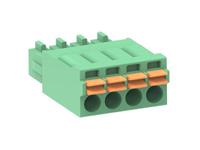 397630104 Molex, 3.5mm Pitch, 39763, 4 Way, Horizontal, Pluggable Terminal Block, Plug,