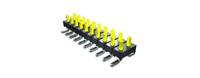 tmm-109-01-l-d-ra Samtec TMM Series Right Angle Through Hole PCB Header, 50 Contact(s), 2 mm Pitch, 2 Row, Unshrouded