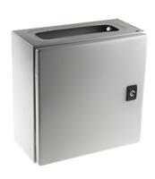 nsycrn33150 Schneider Electric Spacial CRN Series Steel Wall Box, IP66, 300 mm x 300 mm x 150mm
