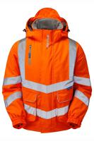 pr496-2xl PULSAR PR496 Orange Hi Vis Jacket, XXL