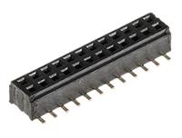 clm-112-02-l-d Samtec CLM Series Straight Surface Mount PCB Socket, 24-Contact, 2-Row, 1mm Pitch, Solder Termination