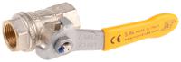 733-5154 RS PRO Brass Full Bore, 2 Way, Ball Valve, Threaded, BSPP 3/8in, 40 → 30bar Operating Pressure