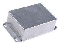 1590sfl Hammond 1590 Series Natural Die Cast Aluminium Enclosure, IP54, Flanged, Natural Lid, 110 x 82 x 44mm