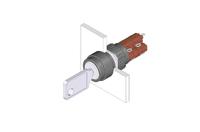 51-236025d2 EAO IP65 Key Switch, 2NC+2NO, 5 A 2-Way