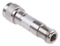 680317b Huber+Suhner 50Ω RF Attenuator N Connector N Plug to N Socket 0.8 dB, 3 dB, Operating Frequency 18GHz
