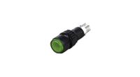 1151065021500 RAFI 1.15.106 Series Illuminated Push Button Switch, On-On, Panel Mount, 9.1mm Cutout, 1NO+1NC, Green LED, 24V, IP40