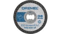 sc476 Dremel EZ SpeedClic Aluminium Oxide Cutting Disc, 38mm x 1.12mm Thick, Medium Grade, P60 Grit, 5 in pack