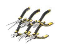 fmht0-80541 Stanley FMHT0-80541 6-Piece Plier Set, Angled, Bent, Flat, Straight Tip, 260 mm Overall