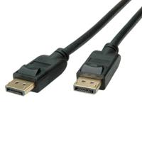 11045798-20 Roline Male DisplayPort to Male DisplayPort  Cable, 4096 x 2560, 1.5m