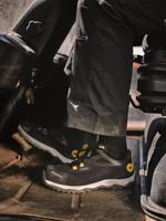 6740347 Heckel MACSOLE® SPORT Men's Black, White Composite Toe Capped Safety Shoes, UK 12, EU 47