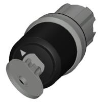 3su1050-5bf21-0aa0 Siemens SIRIUS ACT 3SU10 2-position Key Switch Head, Latching, 22mm Cutout