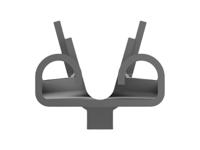 160917-2 TE Connectivity FASTIN-FASTON 250 Black Uninsulated Receptacle Spade Connector, Quick Disconnect Receptacle, 6.35 x