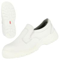 7250-36 NITRAS SAFETY 7250 Unisex White Steel Safety Shoes, UK 3 1/2, EU 36