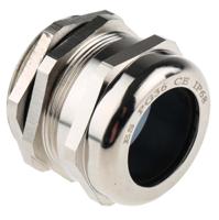 831-9062 RS PRO Metallic Nickel Plated Brass Cable Gland, PG36 Thread, 22mm min., 32mm max., IP68