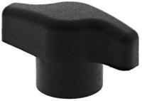 478-810 RS PRO Black Wing Clamping Knob, M8, Threaded Hole
