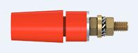 233050-22 Staubli Red Female Banana Socket, 4 mm Connector, Bolt Termination, 32A, 600V, Gold Plating