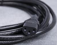 615-1160 RS PRO Straight IEC C13 Socket to Right Angle CEE 7/7 Plug Power Cord, 10m